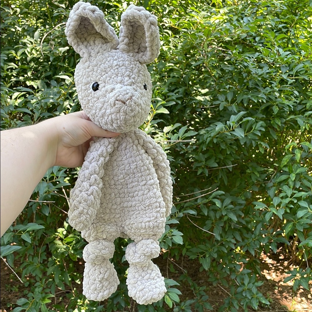 Amigurumi Bunny Knotted Plushie Lovey